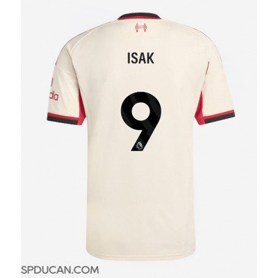Muški Nogometni Dres Liverpool Alexander Isak #9 Gostujuci 2025-26 Kratak Rukav Muški Nogometni Dres Liverpool Alexander Isak #9 Gostujuci 2025-26 Kratak Rukav